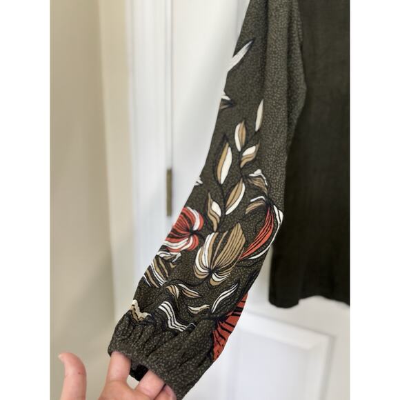 Anthropologie Blank London Peasant Floral Knit Top Size XS Boho Cottage Indie - Picture 6 of 7